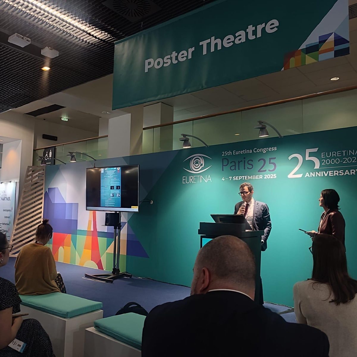 Il Dott. Gioia relatore al 25° Congresso EURETINA di Parigi 2025